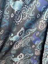 Load image into Gallery viewer, &quot;SOL&quot; BLACK/PAISLEY SHORT SLEEVE PEARL SNAP SHIRT

