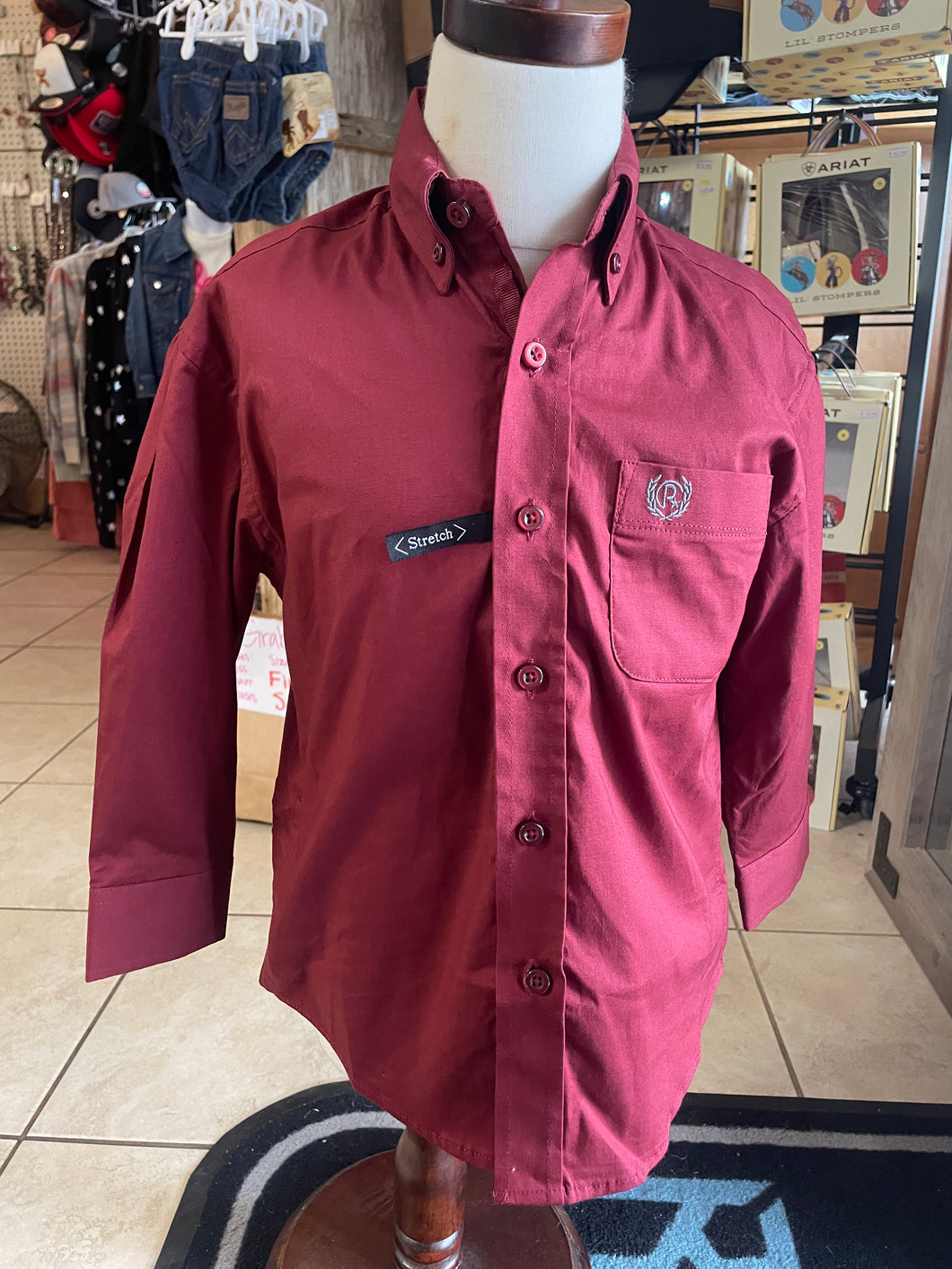 Panhandle Boys Maroon Long-sleeve