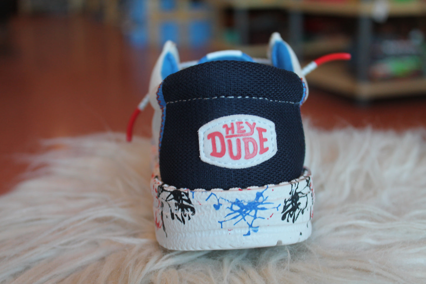Wally Youth Summer Mesh White/Blue