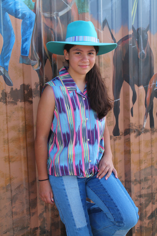 Wrangler X Lainey Wilson Checotah Tie Top