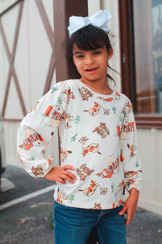 Wrangler Girl’s Knit Dessert L/s
