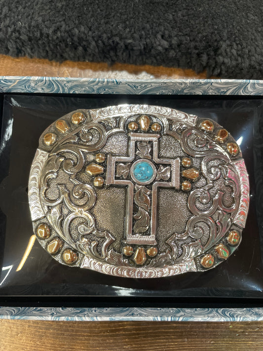 Turquoise Cross Buckle