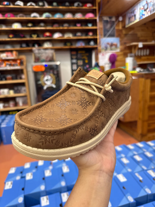 Wally Teton Debossed Brown