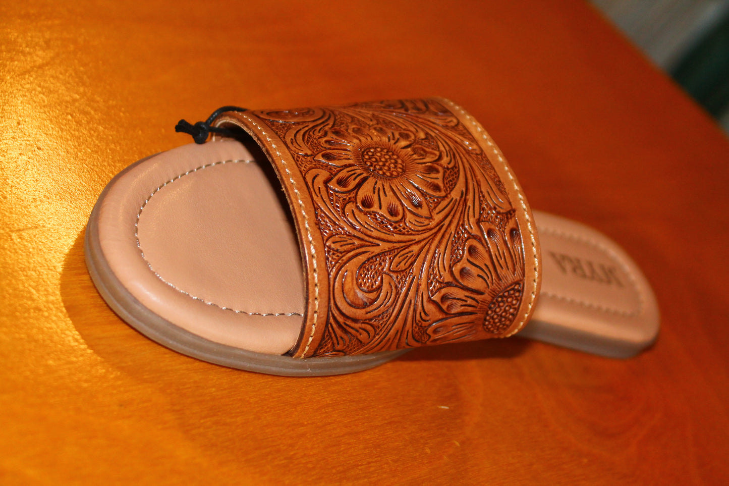 Myra Xena Hand-tooled Sandals