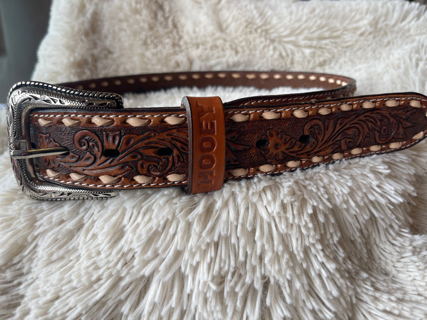 Hooey 'Tuff' Leather Belt
