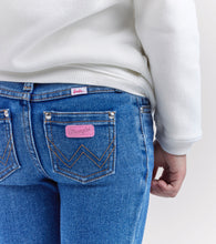 Load image into Gallery viewer, Wrangler X Barbie Blue Jean Flares
