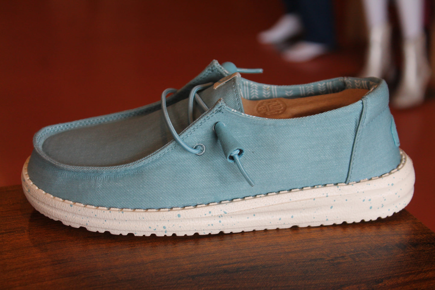 Hey Dude Wendy Tourmaline Blue Stretch Canvas