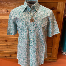 Load image into Gallery viewer, Wrangler Men&#39;s 20x Teal Paisley SS
