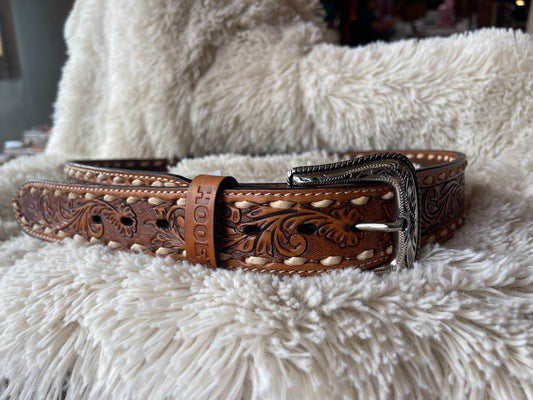 Hooey 'Tuff' Leather Belt