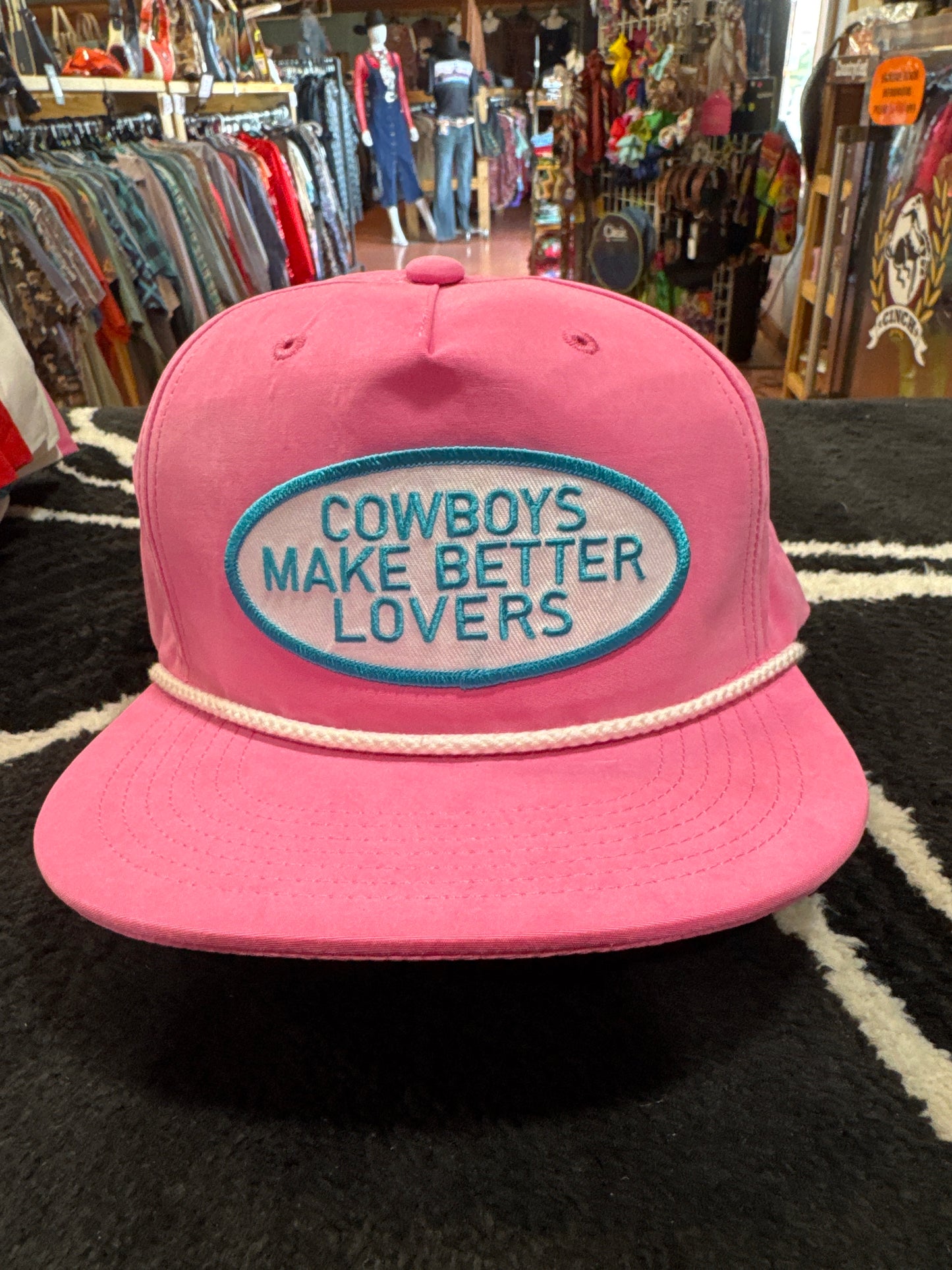 Cactus Alley "TRQW Better Lovers" Pink/white rope snapback 🧢