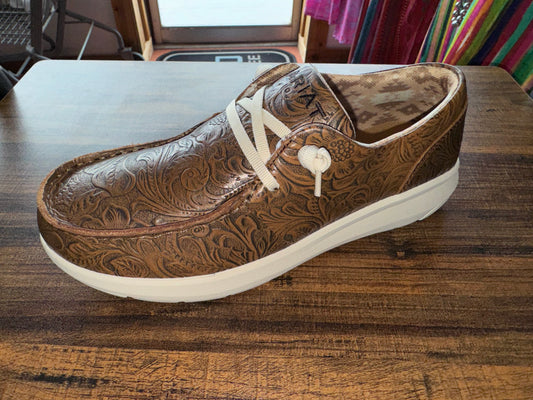 Ariat Women’s Hilo Brown Tooled Cruisers