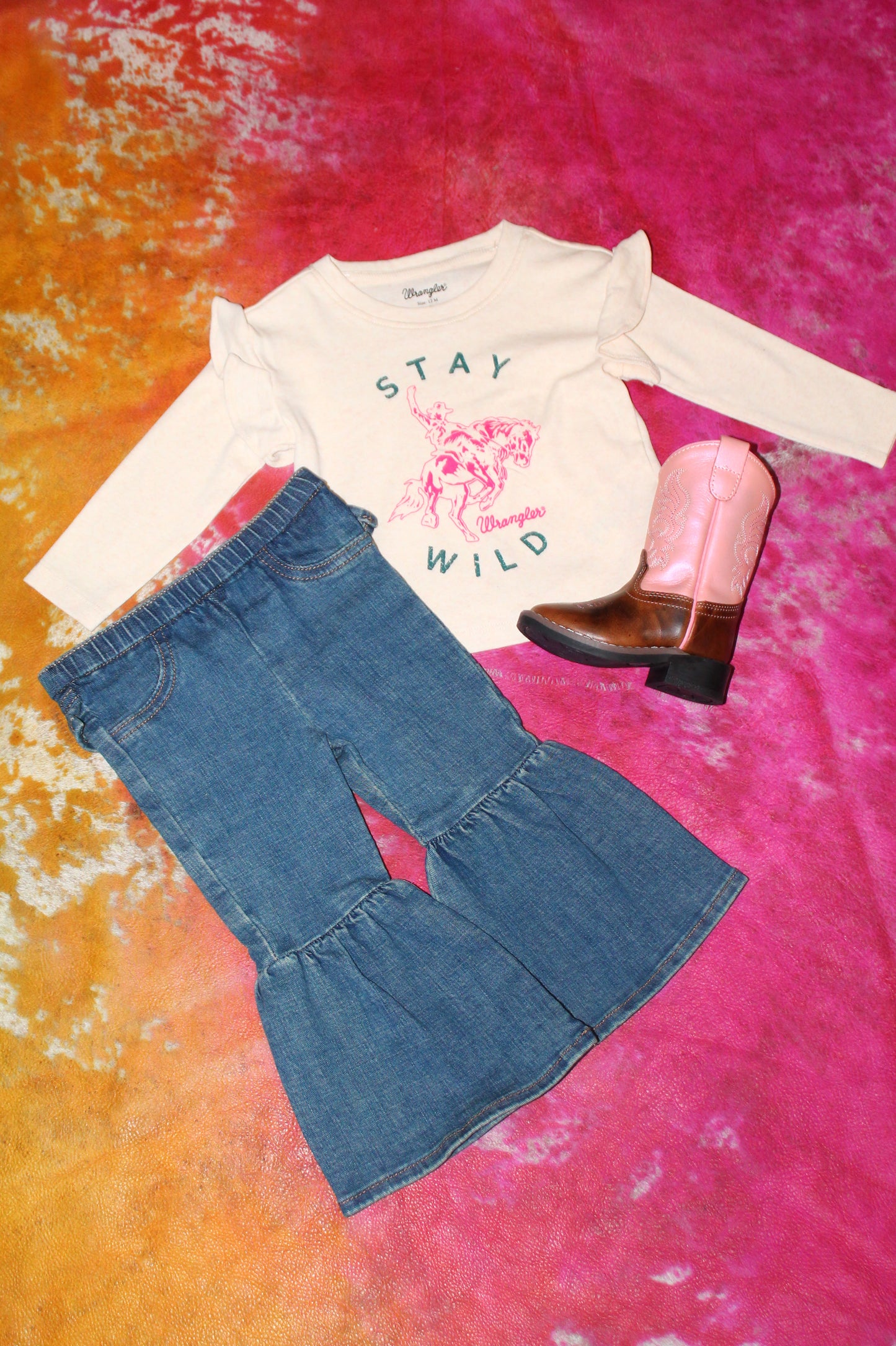 Wrangler Girl's Stay Wild Ls