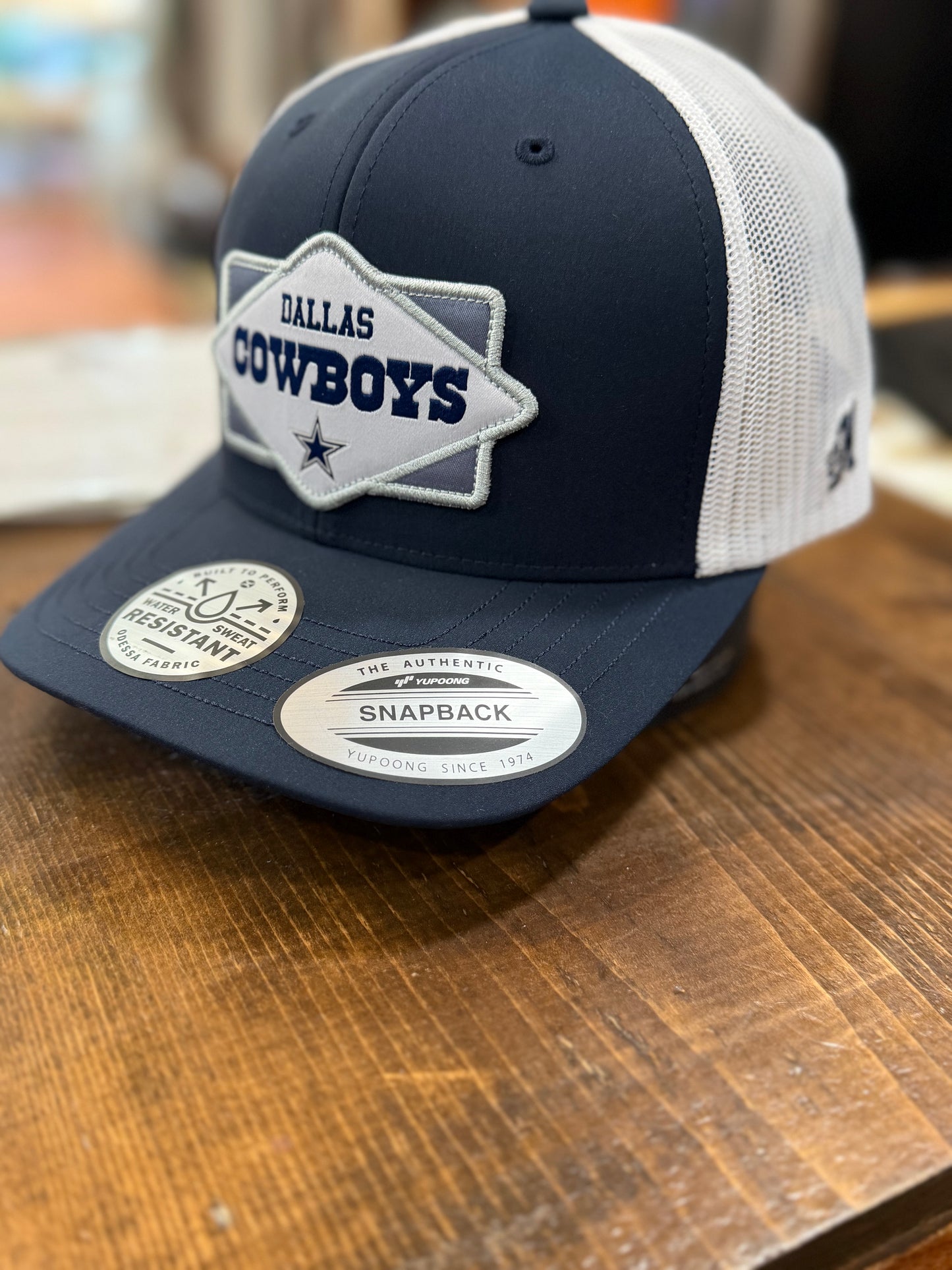 Dallas NV/WH Grey Diamond Patch 🤠