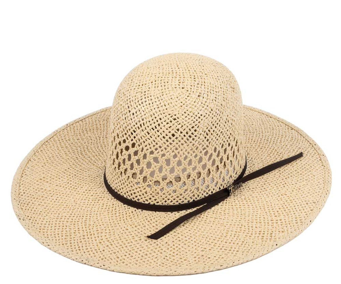 TWISTER JUTE OPEN CROWN STRAW HAT