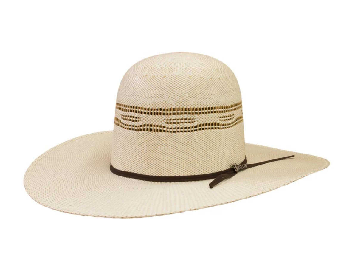 Twister Mens Rounded Crown Straw Hat
