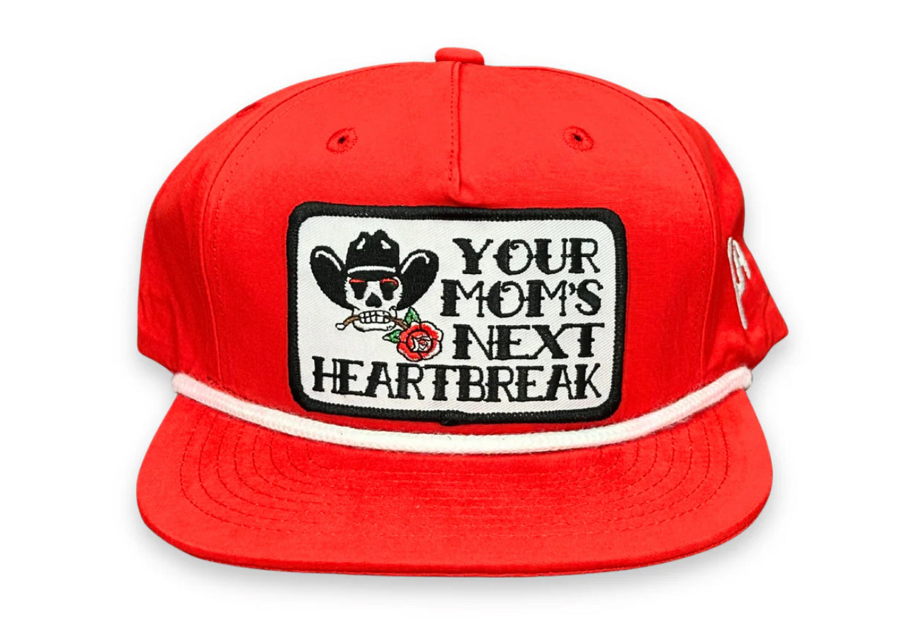 Cactus Alley "Heartbreak Kid" - Red/ White Rope, Snapback 🧢
