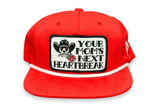 Cactus Alley "Heartbreak Kid" - Red/ White Rope, Snapback 🧢