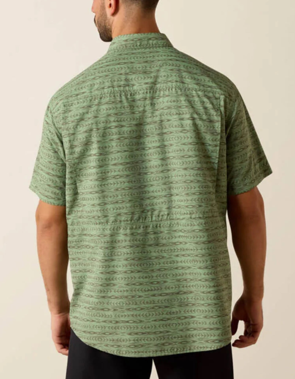 Ariat Mens Printed VentTEK Outbound Shirt Green☑️