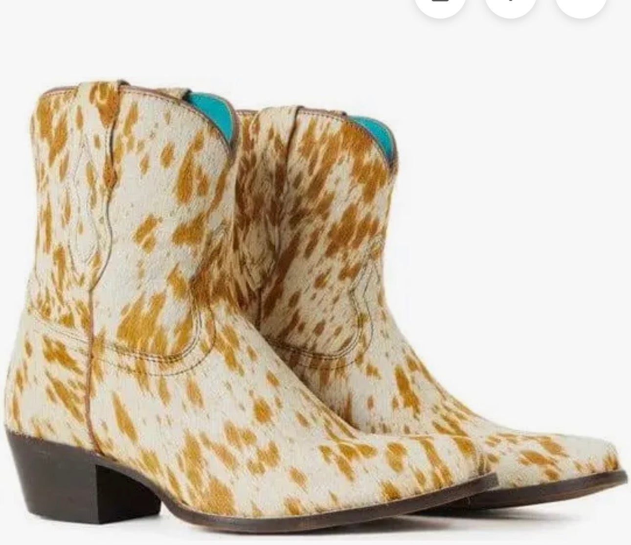 Myra Cowdie Western Hairon Leather boots