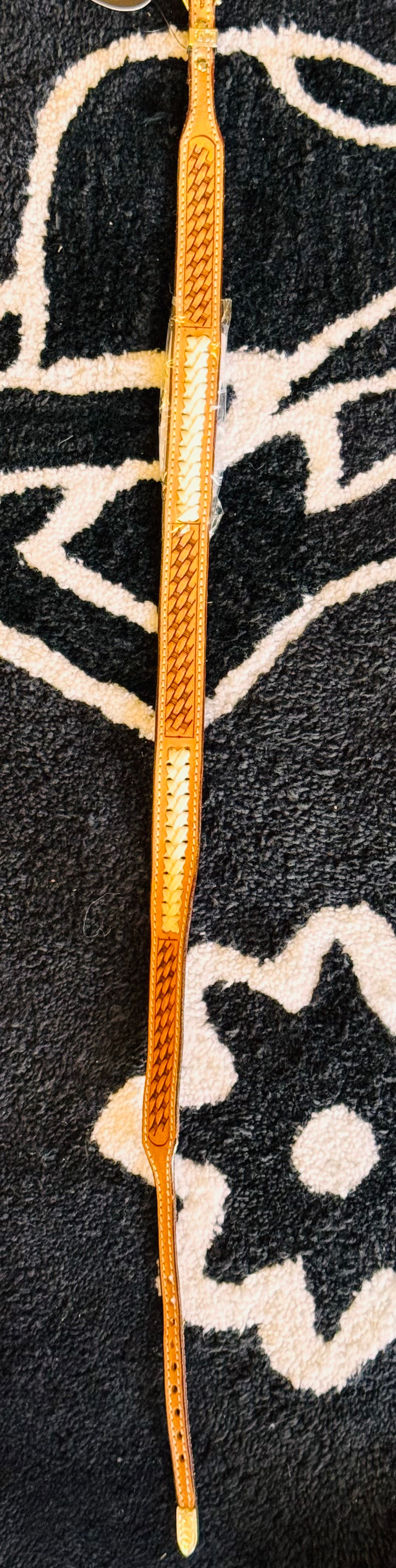 Leather hat band