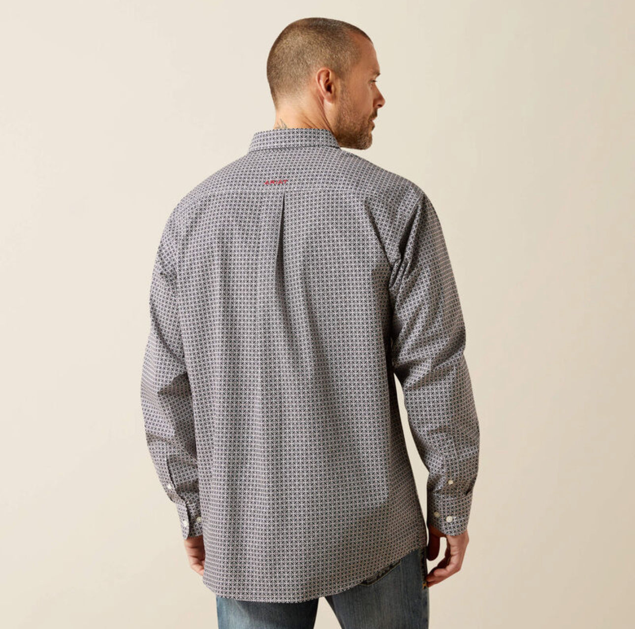 ARIAT TOBIAS CLASSIC BLACK PRINT - MENS SHIRT - 10065855