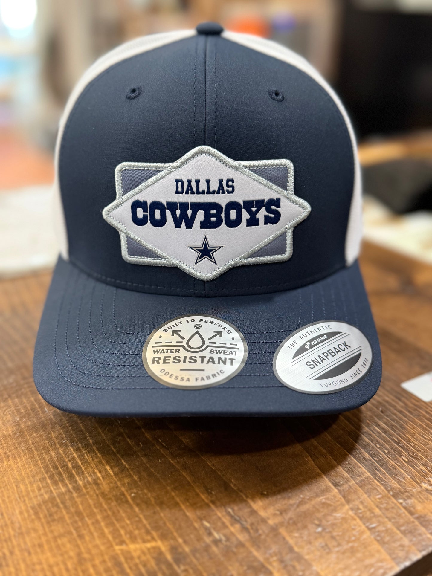 Dallas NV/WH Grey Diamond Patch 🤠