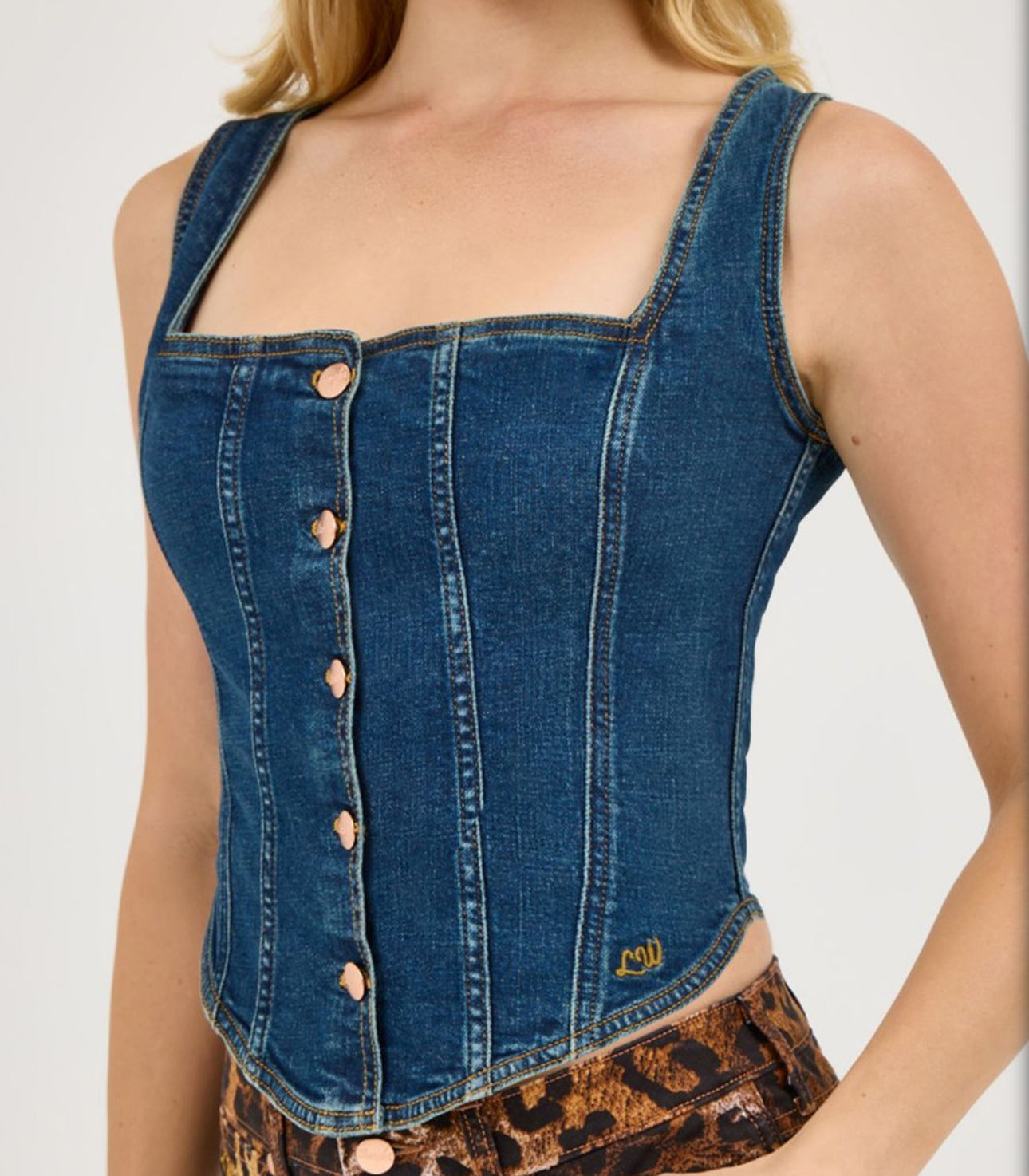 Wrangler X Lainey Wilson Pony Up Denim Top