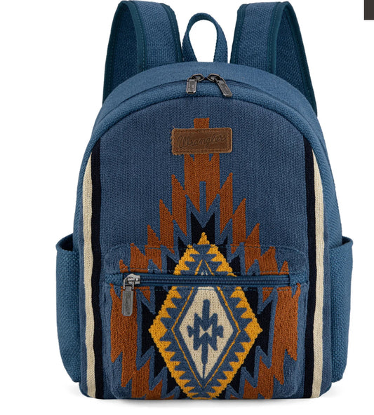 Wrangler Southwestern Knitted Backpack - Jean