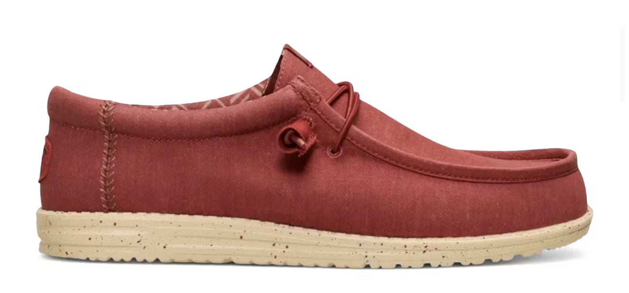 Hey Dude Wally Stretch Canvas
Burnt Red/Boulder Tan ⭐️