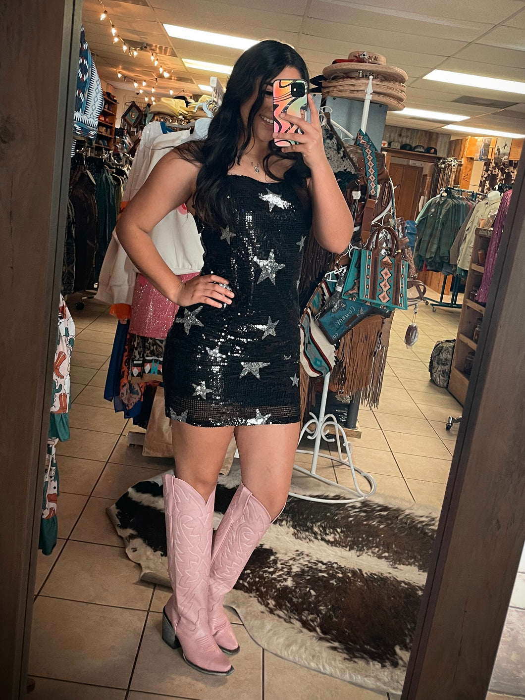 Star Sequin Dress
