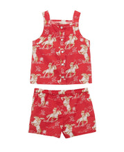 Load image into Gallery viewer, Wrangler West Baby Girl Red Cowgirl Set
