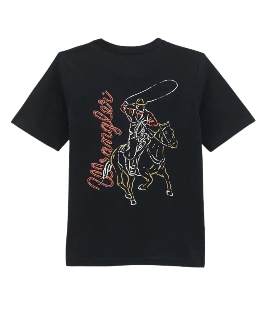 WRANGLER BOY'S WESTERN BACK GRAPHIC T-SHIRT