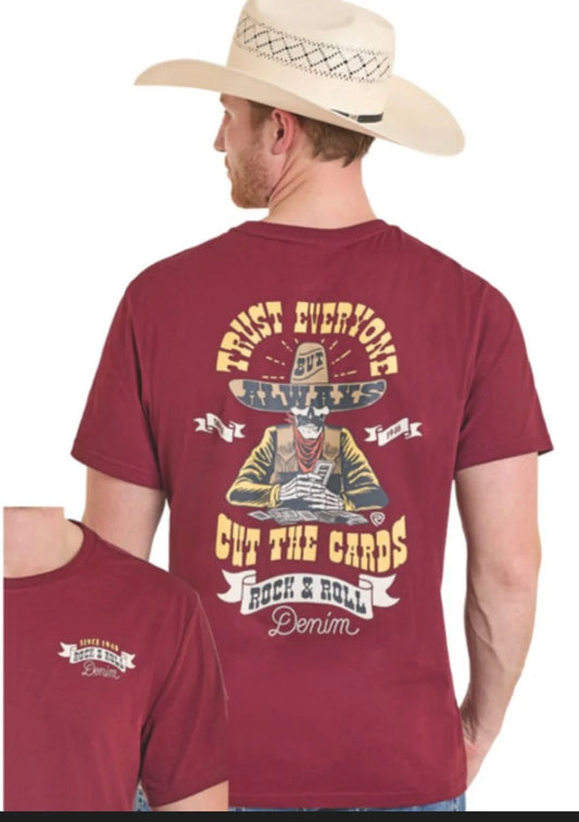 Rock N Roll T-Shirt, “Cut The Cards”