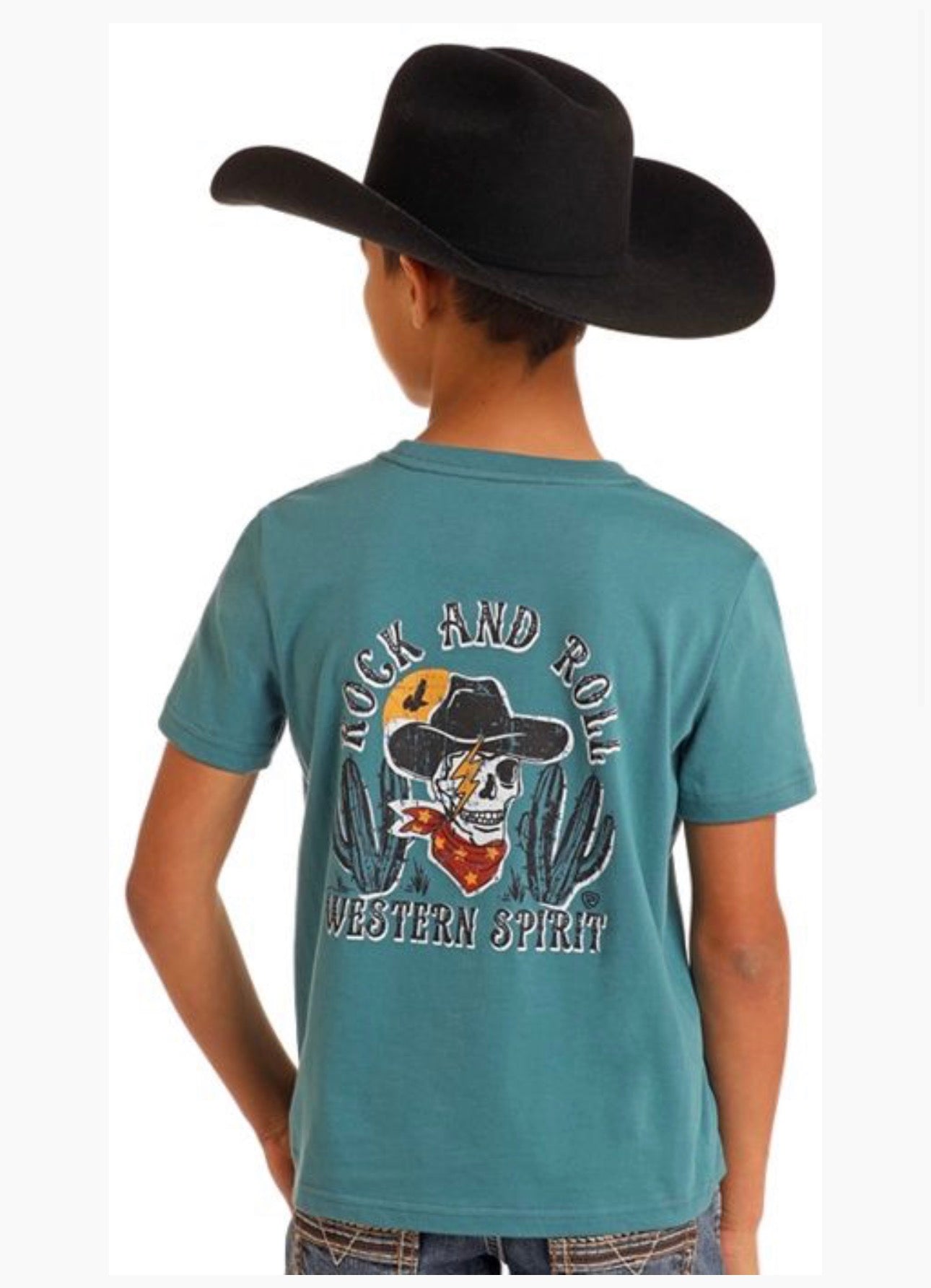 Rock & Roll Cowboy Skull Tee (YOUTH)👕
