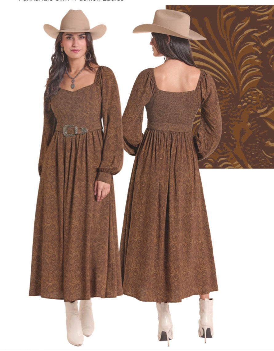 Panhandle Slim Women’s Leather Print Dress