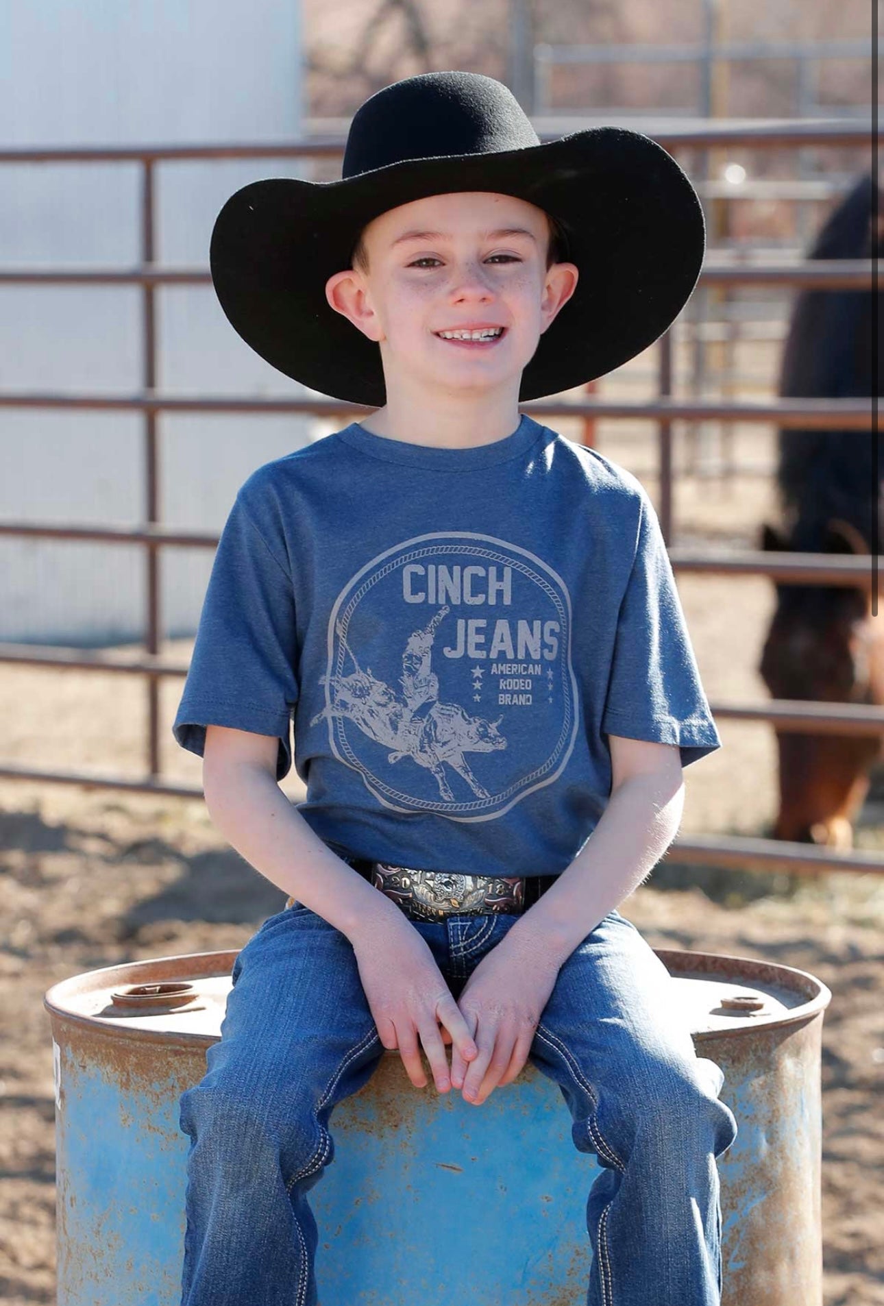 Cinch Jeans Navy Tee