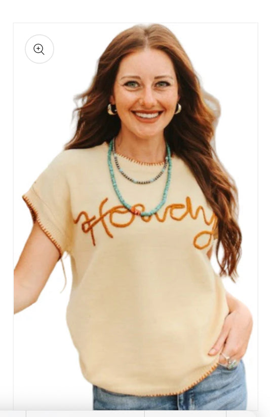 Howdy Women’s Sleeveless Sweater