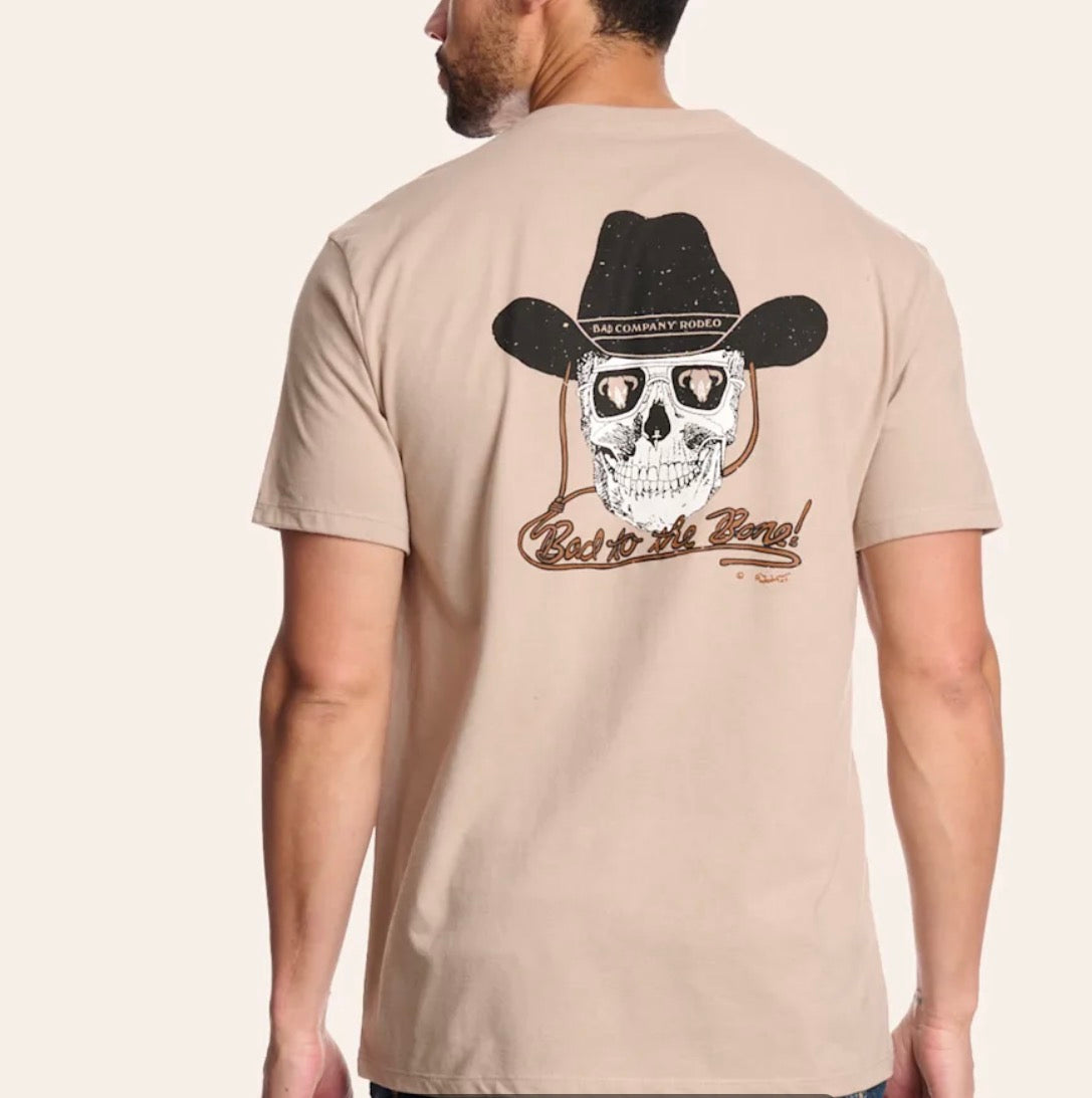 Bad company mens simply Taupe Tan tee👕