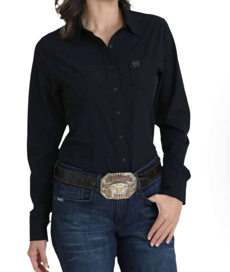 Cinch Women’s Black ArenaFlex L/s