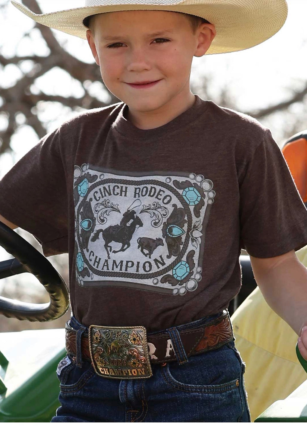 CINCH® BOYS ‘RODEO CHAMPION’ SHORT SLEEVE T-SHIRT👕