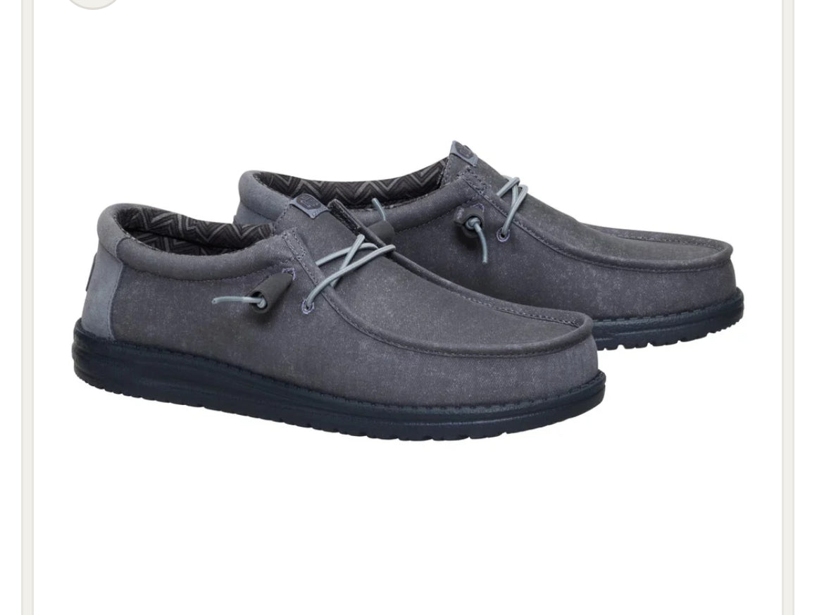 Wally Stretch Canvas Block Granite Grey