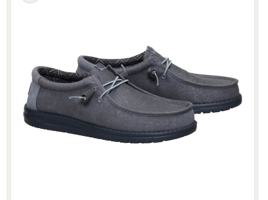Wally Stretch Canvas Block Granite Grey