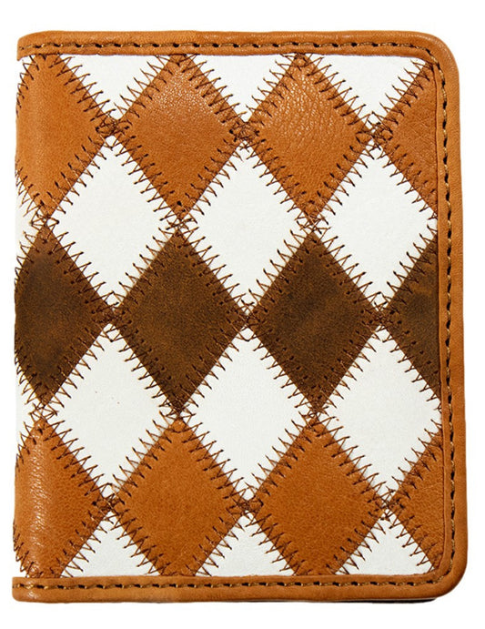 NOCONA MEN'S DIAMOND PATCHWORK BIFOLD WALLET