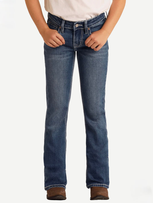 Girls R&R Star BootCut Jean