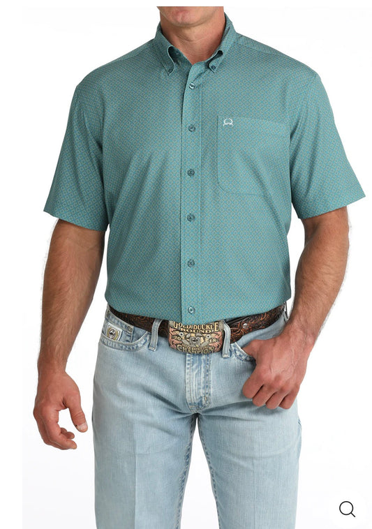MEN’S CINCH ARENAFLEX® BUTTON-DOWN WESTERN SHIRT - MTW1725005