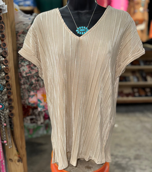 Champagne Shine Top