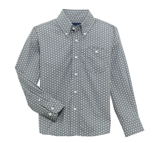 Wrangler Boys Bucking Cancer LS Snap