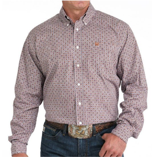 Cinch Men's Geo Print Button Down Shirt