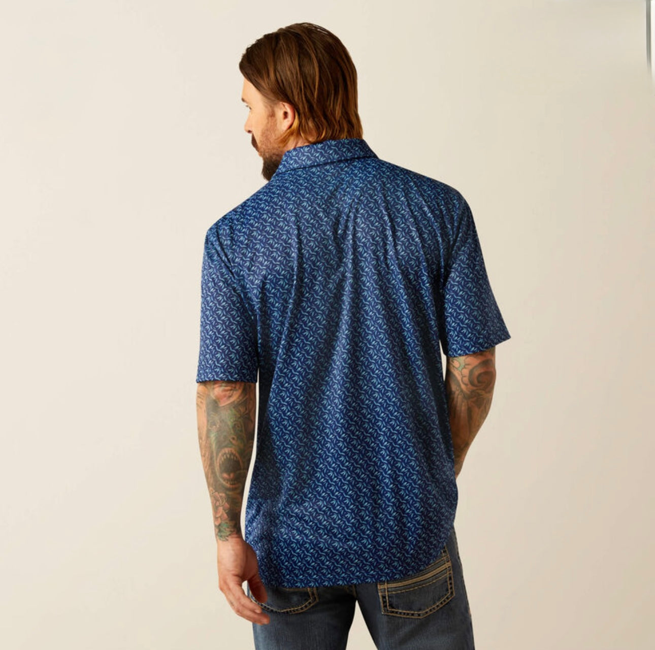 Men’s Ariat Blue Depths Polo