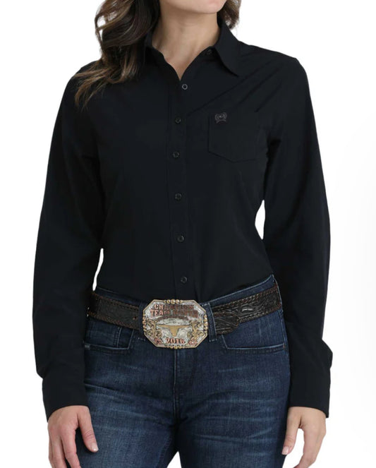 Cinch Women’s Black ArenaFlex L/s